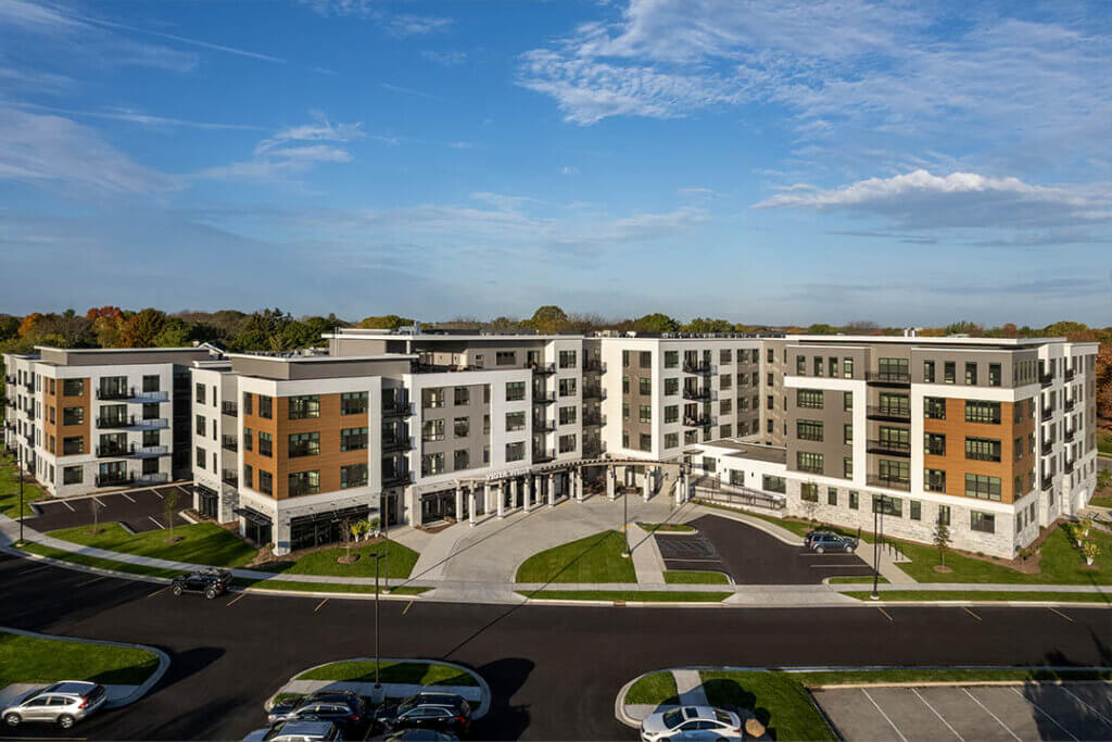 Aerial view of Vista West landing page