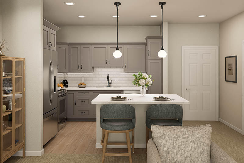 Tamanna Toma unit rendering during her time as an intern in 2025 at AG Architecture.